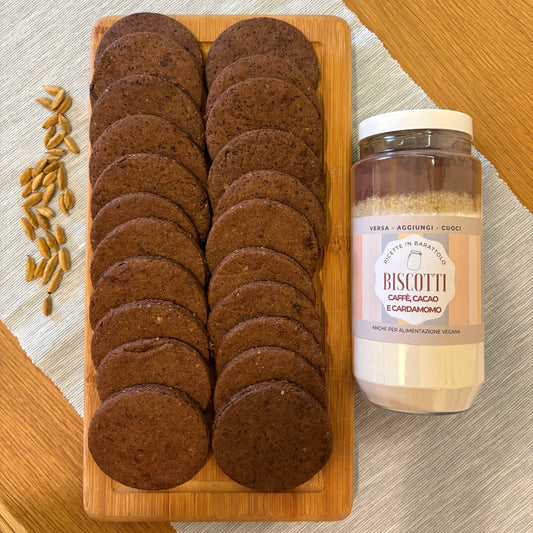Preparato per Biscotti Cacao, Caffè e Cardamomo